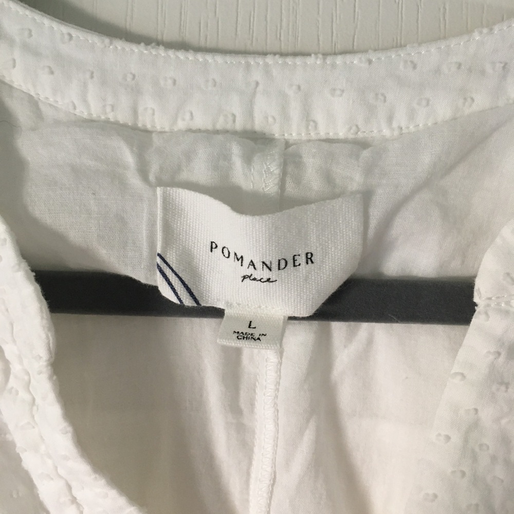 Tuckernuck Pomander Place Kenzo dress in white Swiss dot L - Picture 5 of 12